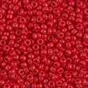 8-408:  8/0 Opaque Red Miyuki Seed Bead 