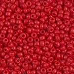 8-408:  8/0 Opaque Red Miyuki Seed Bead 