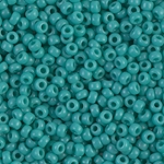 8-412:  8/0 Opaque Turquoise Green  Miyuki Seed Bead 