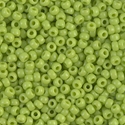 8-416:  8/0 Opaque Chartreuse Miyuki Seed Bead 