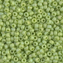 8-416FR:  8/0 Matte Opaque Chartreuse AB Miyuki Seed Bead 