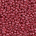 8-4211:  8/0 Duracoat Galvanized Light Cranberry Miyuki Seed Bead 