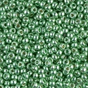 8-4214:  8/0 Duracoat Galvanized Dark Mint Green Miyuki Seed Bead 