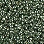 8-4215:  8/0 Duracoat Galvanized Sea Green Miyuki Seed Bead 