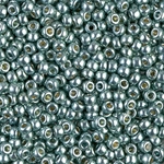 8-4216:  8/0 Duracoat Galvanized Sea Foam Miyuki Seed Bead 