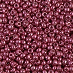 8-4219:  8/0 Duracoat Galvanized Magenta Miyuki Seed Bead 