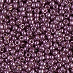 8-4220:  8/0 Duracoat Galvanized Eggplant Miyuki Seed Bead 