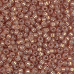 8-4243:  8/0 Duracoat Silverlined Dyed Topaz Gold Miyuki Seed Bead 