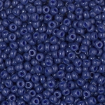 8-4493:  8/0 Duracoat Dyed Opaque Navy Miyuki Seed Bead 