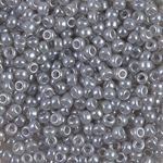 8-526:  8/0 Silver Gray Ceylon Miyuki Seed Bead - Discontinued 
