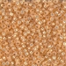 8-552:  8/0 Dyed Light Apricot Silverlined Alabaster Miyuki Seed Bead - 8-552*