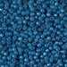 8-648:  8/0 Dyed Denim Blue Silverlined Alabaster Miyuki Seed Bead - 8-648*