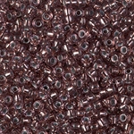 8-978:  8/0 Copper Lined Pale Amethyst Miyuki Seed Bead 