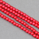 900-022-4:  4mm Miracle Bead Cherry Red 