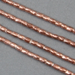 AFR-208:  3 x 4mm Copper Tube Ethiopian 26-inch strand (approx 150 pcs) 