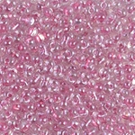 BB-1524:  Sparkling Peony Pink Lined Crystal  Miyuki Berry Bead 