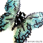 BFK-100:  Miyuki Lazuline Butterfly Brooch Kit 
