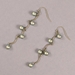 Project Kit - Cascading Pearl Earrings - Green and Antique Brass - BGK-CPE-GN