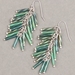 Project Kit - Fluttering Fringe Earrings - Emerald Hummingbird - BGK-FFE-EH