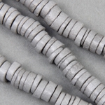 CCE-2-008:  Clay beads approx 7mm Gray 