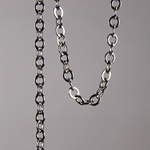 CH0003-GM: 5x4.5mm Flat Cable Chain - Gunmetal (5ft)    