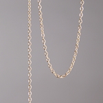 CH0006-MG: 2 x 1mm Petite Cable Chain - Matte Gold (5ft) 