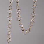 CH0009-AB: 6 x 5mm Link Chain - Antique Brass (5 ft) 