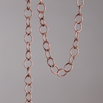 CH0009-AC: 6 x 5mm Link Chain - Antique Copper (5 ft) 