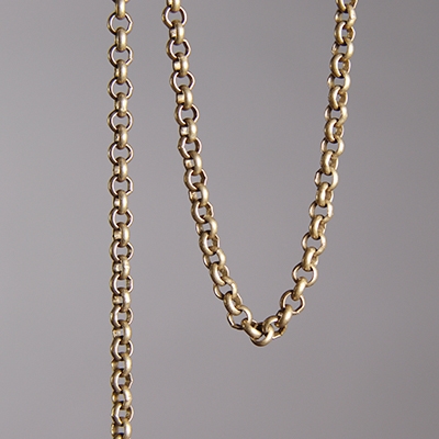 brass rolo chain