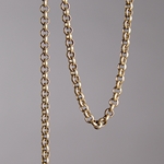 CH0010-AB: 3.5mm Rolo Chain - Antique Brass (5 ft) 