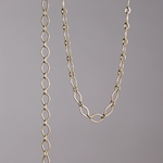 CH0014-AB: 4 x 3mm Oval Link Cable Chain - Antique Brass (5 ft) 