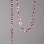 CH0014-AC: 4 x 3mm Oval Link Cable Chain - Antique Copper (5 ft) 