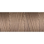 CLC.135-AB:  C-LON Fine Weight Bead Cord Antique Brown (small bobbin) 