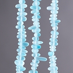 CSG-02-SBL:  Designer Sea Glass - Sky Blue Pebbles 9x6mm 