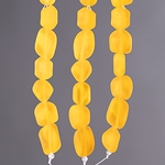 CSG-03-SYW:  Designer Sea Glass - Saffron Yellow Nugget  