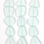 CSG-06-LAQ:  Designer Sea Glass - Lt. Aqua Flat Freeform 