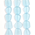 CSG-06-SBL:  Designer Sea Glass - Sky Blue Flat Freeform 