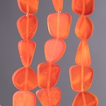 CSG-06-TNG:  Designer Sea Glass - Tangerine Flat Freeform 