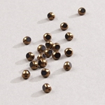 CZ-0007: 6mm Czech Window Beads Black with Bronze Edge 20 pcs 