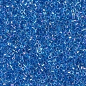 DB0077:  Blue Lined Crystal AB 11/0 Miyuki Delica Bead 
