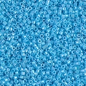 DB0164:  Opaque Turquoise Blue AB 11/0 Miyuki Delica Bead 