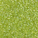 DB0174:  Transparent Chartreuse AB 11/0 Miyuki Delica Bead 