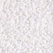DB0202:  White Pearl AB 11/0 Miyuki Delica Bead   100 grams - DB0202