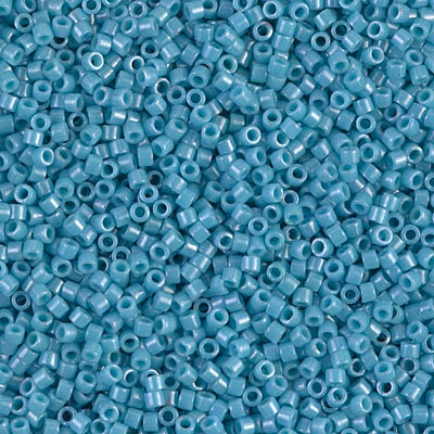 Caravan Beads - - DB0218: Opaque Med Turquoise Blue Luster 11/0 Miyuki ...