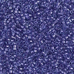 DB0284:  Sparkling Purple Lined Aqua Luster 11/0 Miyuki Delica Bead 