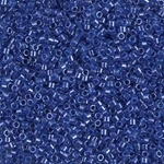 DB0285:  Blue Lined Aqua 11/0 Miyuki Delica Bead 