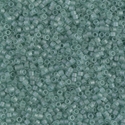 DB0385:  Matte Sea Glass Green Luster 11/0 Miyuki Delica Bead 