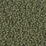 DB0391-1:  Matte Opaque Olive Luster 11/0 Miyuki Delica Bead 