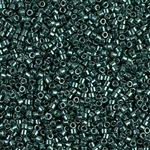 DB0458:  Dyed Nickel Plated Dark Teal Green 11/0 Miyuki Delica Bead 