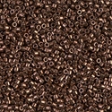 DB0460:  Dyed Nickel Plated Cinnamon Brown 11/0 Miyuki Delica Bead 